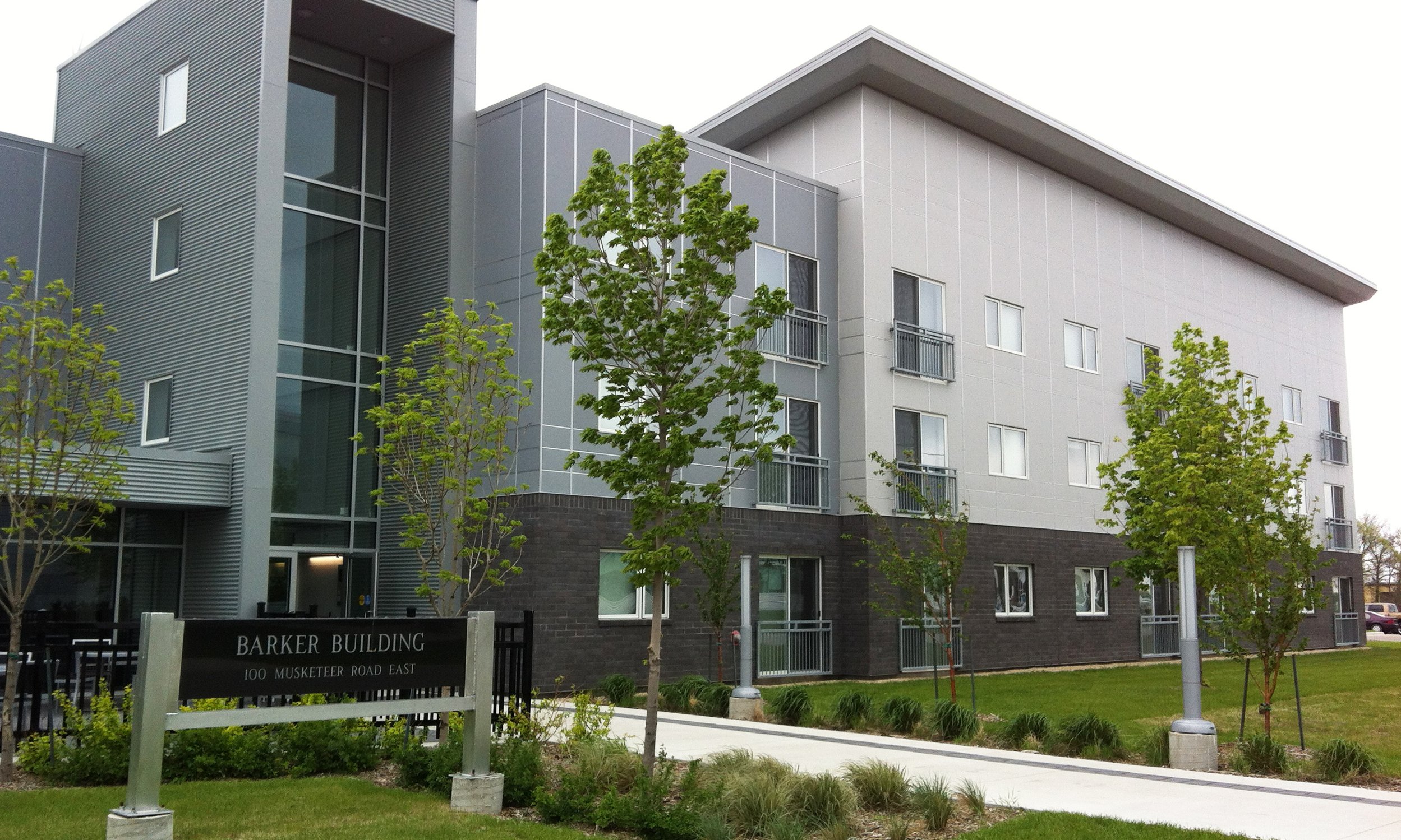 Entrance to Southport Aerospace Residence